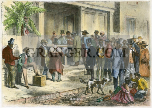 Freedmen voting in New Orleans, 1867. One of first US presidential elections. 