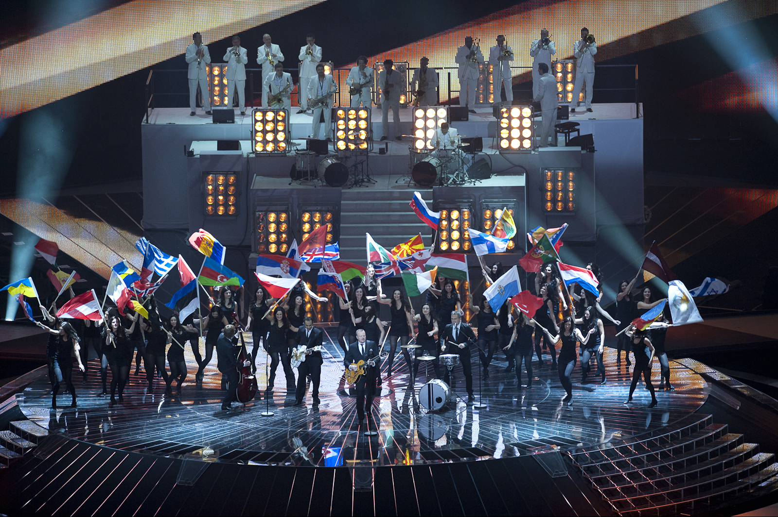 Opening Eurovision act in Düsseldorf in 2011
